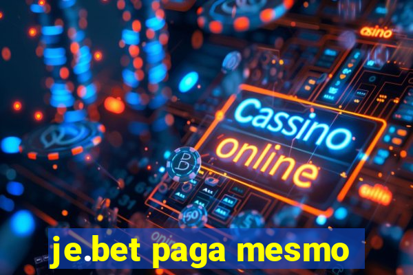 je.bet paga mesmo